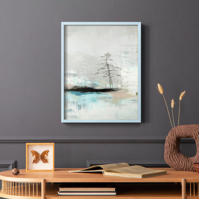 «The Edge of Independence», reproduction encadrée - bois massif
