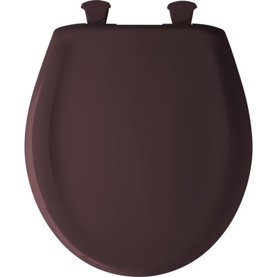 Siège de toilette rond en plastique
