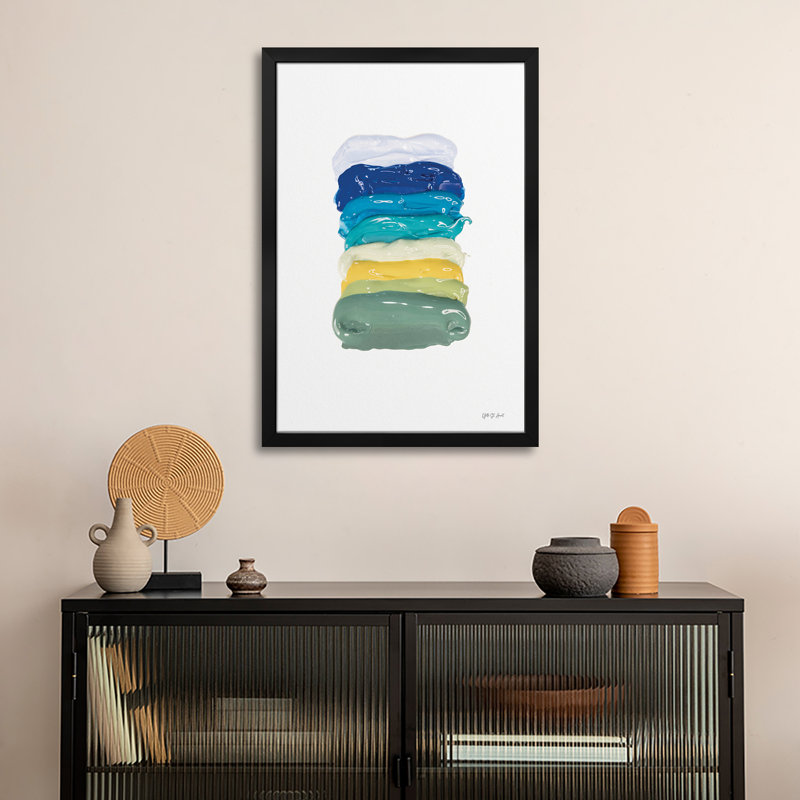 «Cool Paint Palette», reproduction d'art mural, affiche de galerie, H 24 po x l 16 po