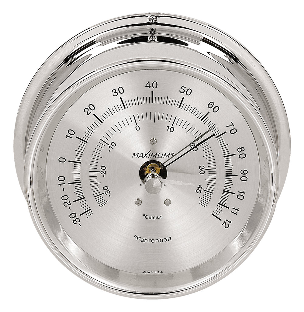N/W Brass Swivel Thermometer/Hygrometer, Weather Thermometers Outdoor  Thermomete
