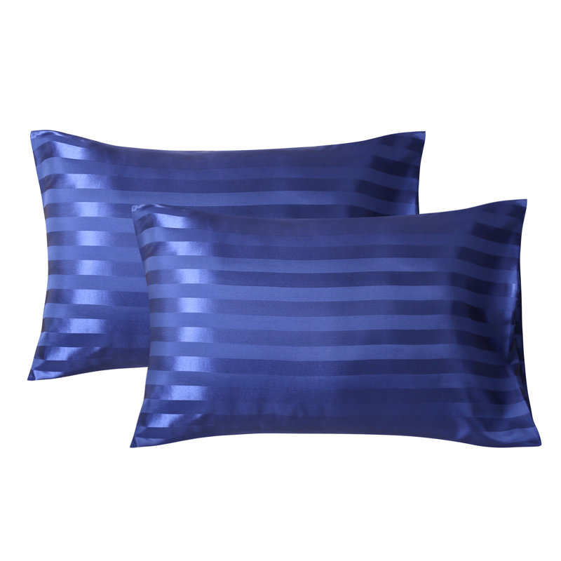 Nida Satin Striped - Set of 2, Blue