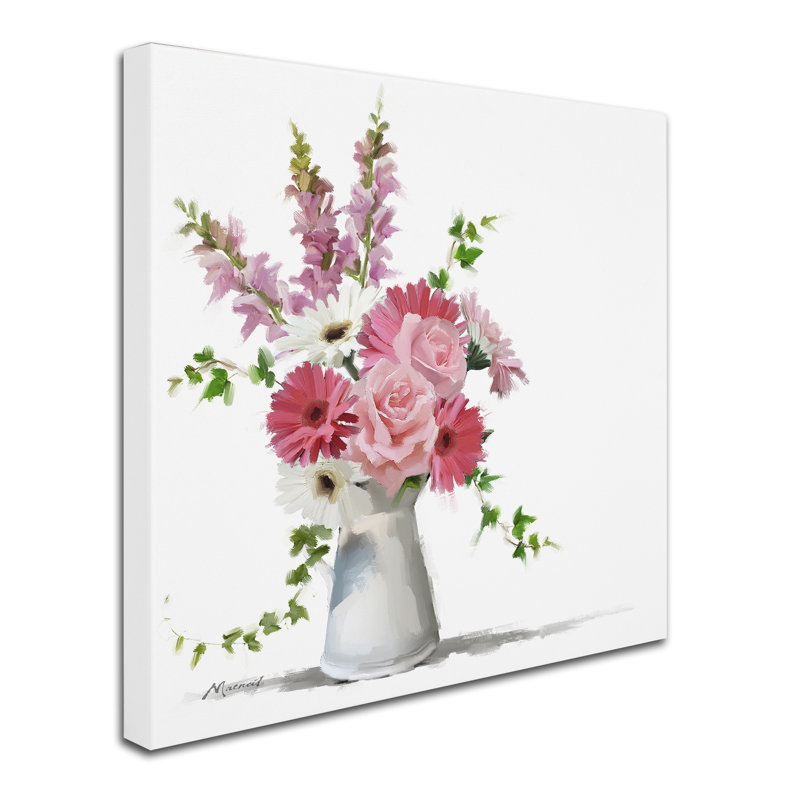 «Armand Rose» par Armand, reproduction sur toile, H 14 po x l 14 po x P 2 po