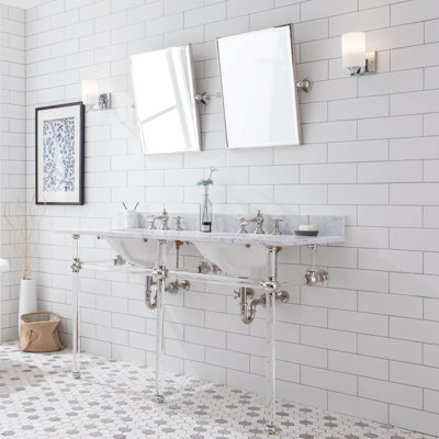 Ensemble de meuble-lavabo ovale 33 po avec robinet et trop-plein Ellie