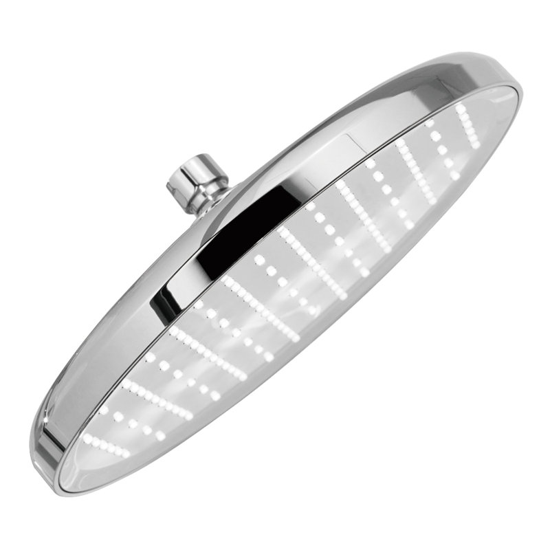 Kingston Brass Slenderain 10-Inch Round Rainfall Shower Head, Polished Chrome