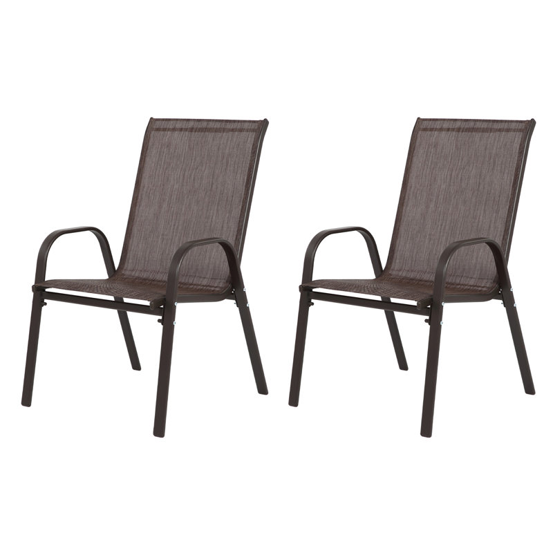2 chaises de patio (sans la table), Brun