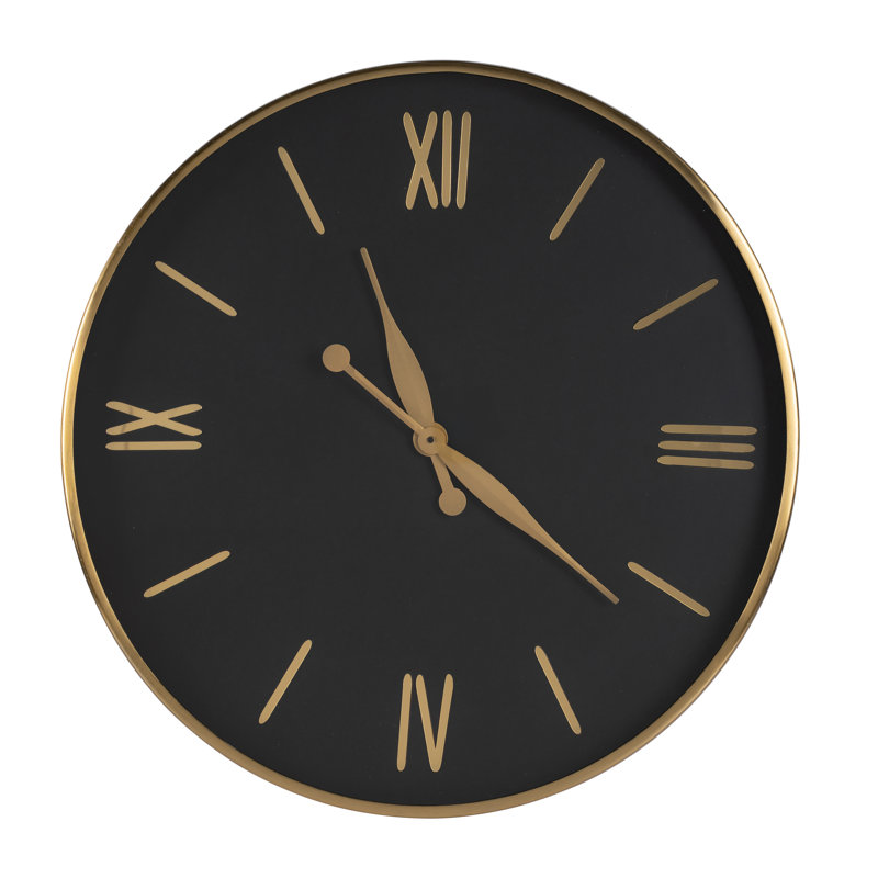 Metal Analog Wall Clock