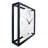 Analog Metal Electric Tabletop Clock White