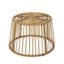 Table d'extérieur en brun - Structure de cage et couleur latérale de conception pour la détente