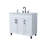 36'' White Modern Free-Standing Single Bathroom Vanity Set