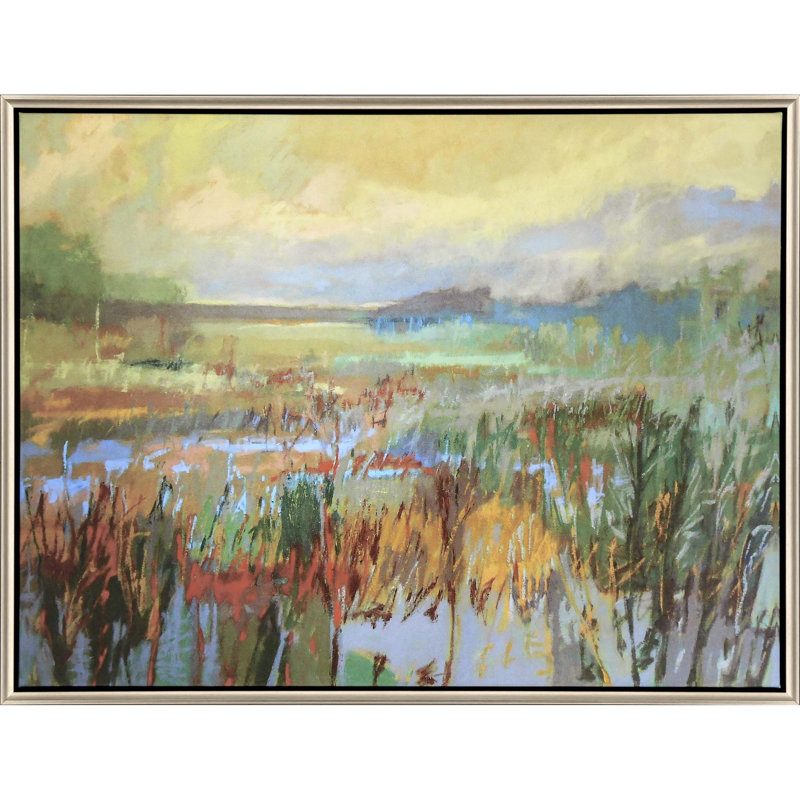 «Marsh in May», peinture sur toile encadrée