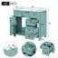 Meuble-lavabo simple avec plateau Kashima 35,4
