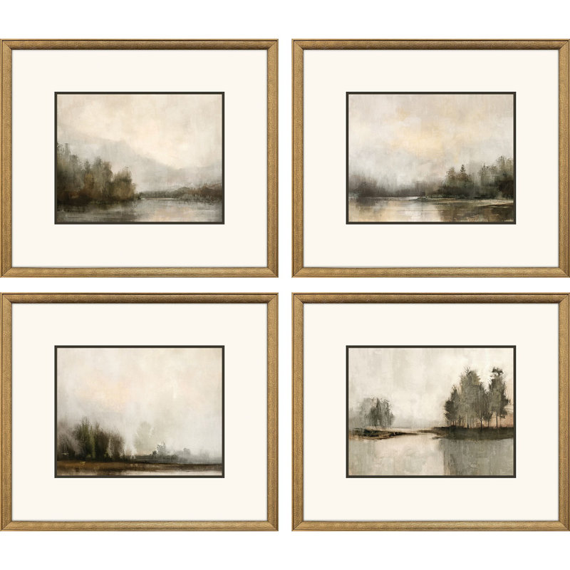 Muted Horizons Framed Art