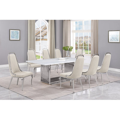 Ensemble de salle à manger rectangulaire L 79 po x l 40 po Kenne