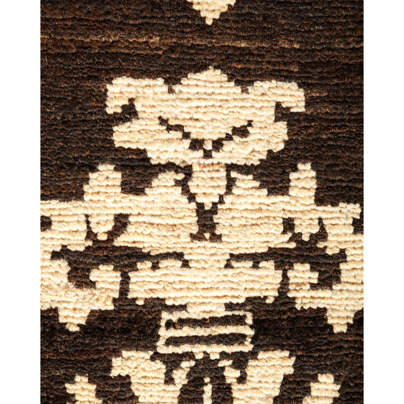 Tapis unique en laine noué à la main 9 pi x 12 pi 4 po nouvel âge Donnivin