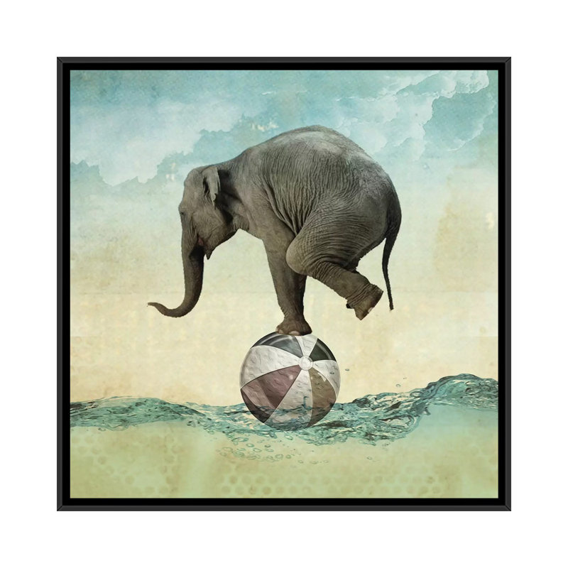 Head Of A Pin by Vin Zzep - Print on Canvas, 45.72 cm H x 45.72 cm W, Black Framed