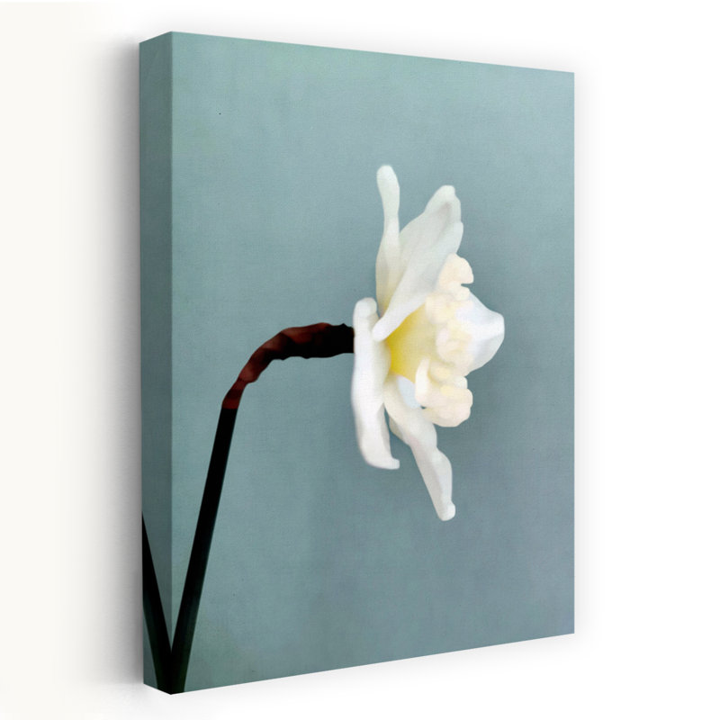 Art contemporain fleur élégante, H 24 po x l 16 po