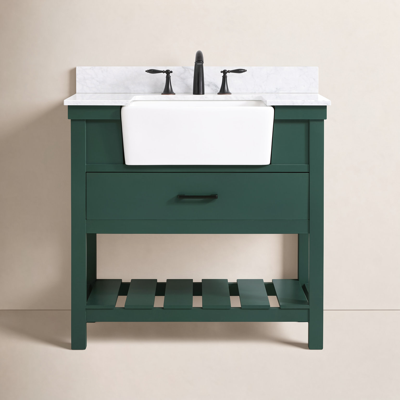 Pelaghia 36'' Single Bathroom Vanity, Green