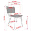 Chaise d'appoint en tissu 18,25 po Uselton-649522385-613849496-613849510