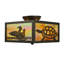 Rustic Lodge 2 - Light Flush Mount