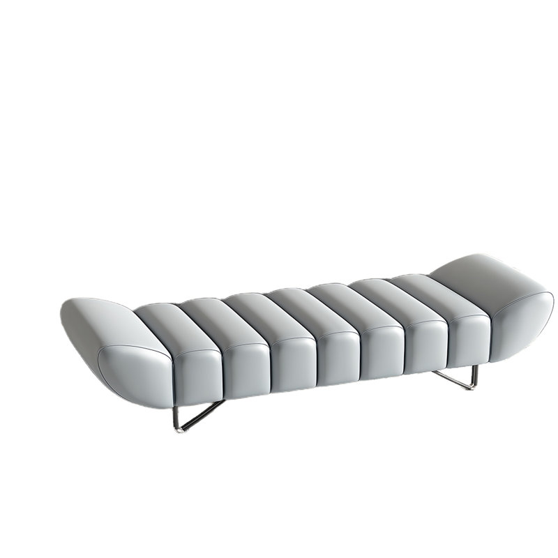 Trevona, H 16,92 po x l 70,86 po x P 19,68 po, Bleu clair