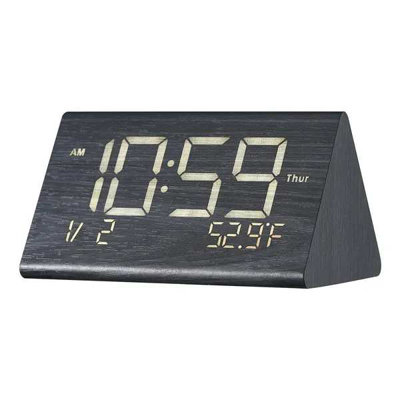 Réveil-matin numérique avec double réveil USB Veve