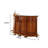 68.9"Retro Delicacy Solid Wood Bar Table With a Marble Top