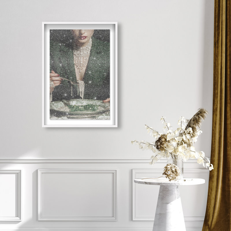 Forest Feast Print by Oliver Gal, 16.5"H x 11.5"W, White Shadowbox