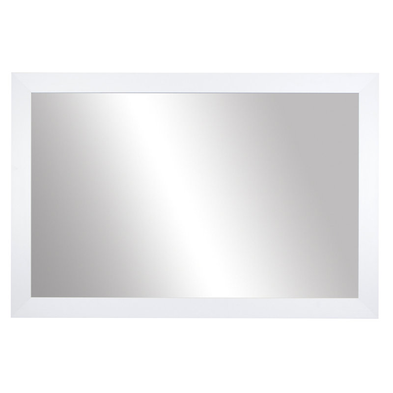Miroir Meade, 26 po x 32 po, Blanc pur