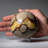 Genuine Polished Septarian (2") Sphere from Madagascar-103623245-103622389