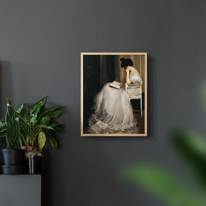 «Vintage Portrait Print Cxxxi» sur papier, Naturel, H 14 po x l 11 po