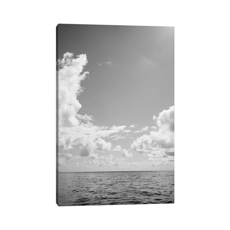 Reproduction de photo sur toile tendue, "Mon monochrome Ocean View III" par Bethany Young, H 60 po x l 40po x P 1,5 po