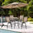 Swivel Textilene Metal Outdoor Bar Stools -56266928