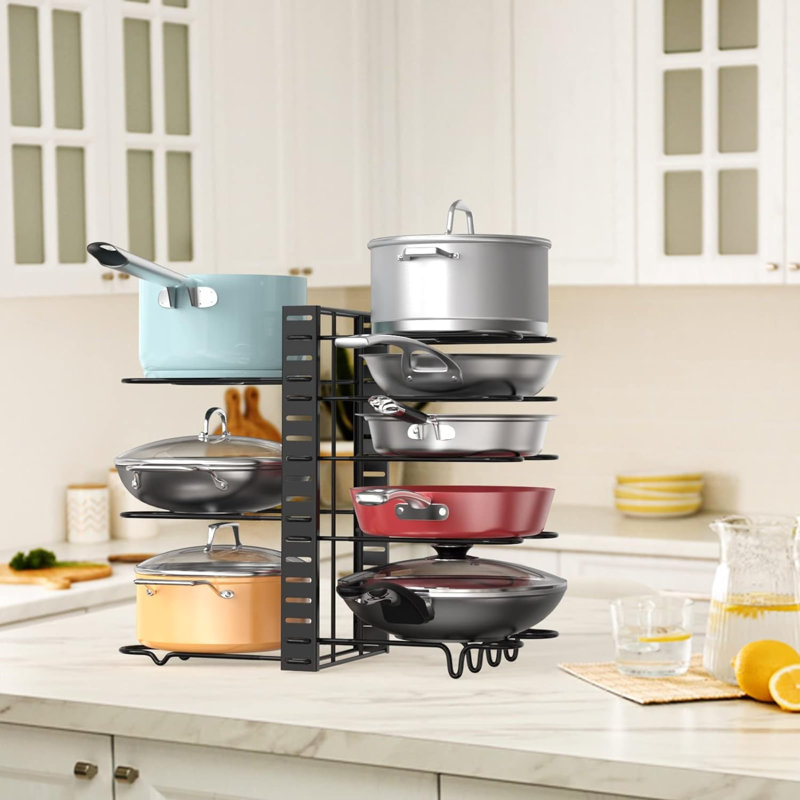 Metal Countertop / Cabinet Pot Rack