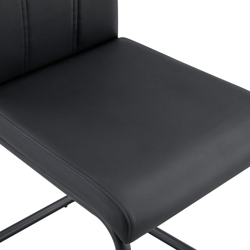 Chaises de salle à manger modernes en polyuréthane, structure en métal, style contemporain pour la cuisine