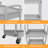 3 Tier Rolling Utility Cart With Drawer,utility Cart Made Of Multifunctional Storage Organizer Tool For Kitchen,bathroom,living Room,office-109766599