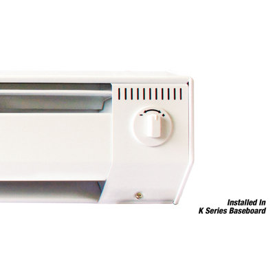 Très grand thermostat électrique blanc non programmable