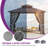 Double Roof with Aluminum Frame Patio Gazebo-110872094