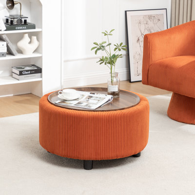 Table basse ronde avec rangement Pietsch