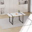 Table de salle à manger rectangulaire 55 po Modern Farmhouse