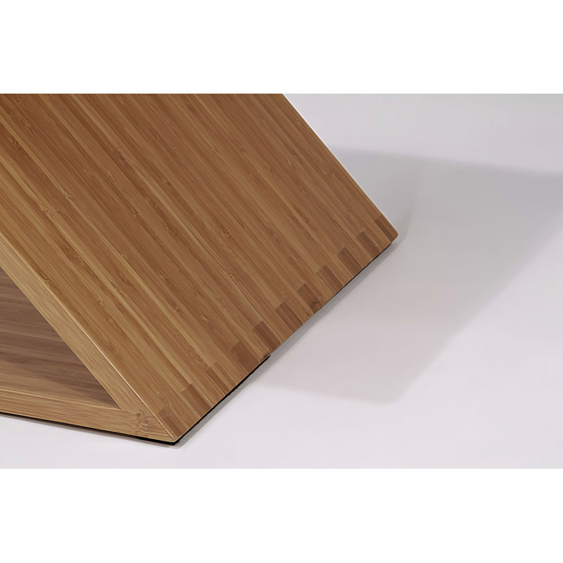Tabouret d'appoint en bois massif, Noir