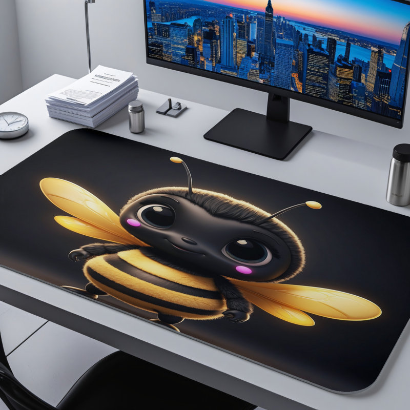 Polyester Desk Pad, 23.6x13.8