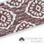 Tapis de marche intérieur antidérapant 9 po x 28 po Flower Design-52287835-131515909
