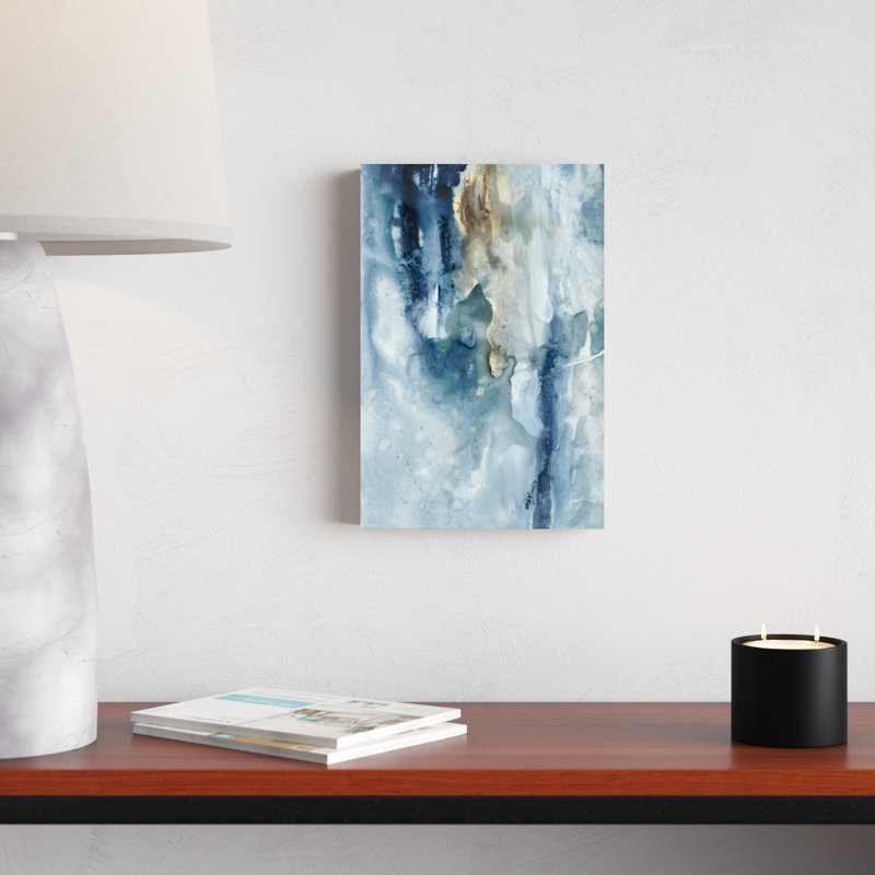 Peaceful Calm III - Painting, 30cm H x 20cm W, Wrapped Canvas