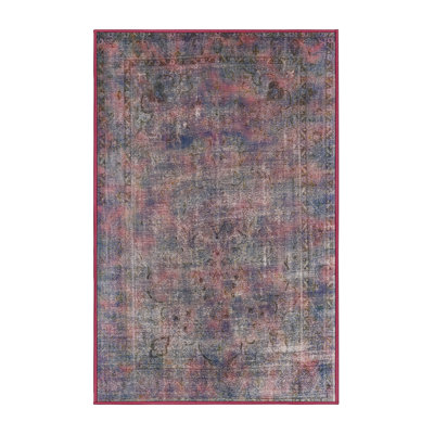 Tapis 100% Mid-Century moderne lavable à la machine 2275