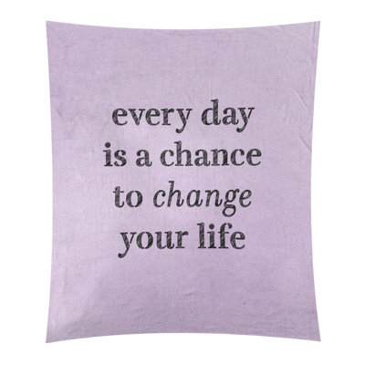 Tapisserie en polyester changer votre citation vie