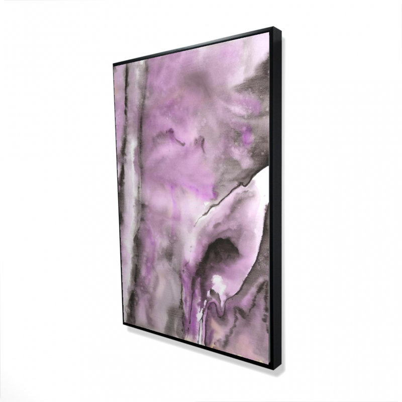 Impression mauve sur toile