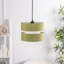 19cm H Blended Fabric Drum Pendant Shade-1164069687