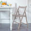 Harbour Housewares - Beech Wood Folding Chair-88345101