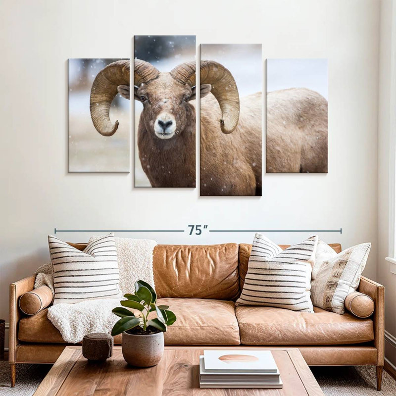 Brampt Bighorn Sheep, 42" H x 68" W