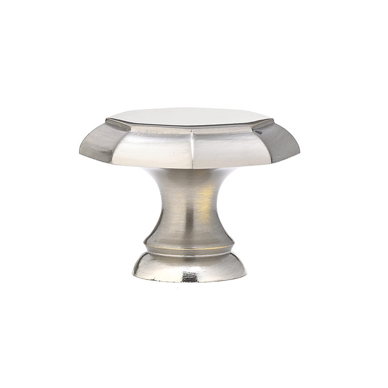 Poignée ronde Expression 1 3/16 po de diamètre, Nickel brossé